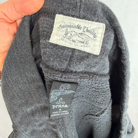 Prana Soft, Comfy Sweat Pant | Charcoal Gray | Medium - Picture 9 of 9